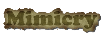 Advance Game Dev Project With AI: Mimicry Title Logo